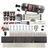 Nitrous Outlet Oxide Systems 00-10475-L-R-SBT-DS-12 DS 8 Cyl 8 Sol Direct Port Sys w/ Quad Rails Hi PSI(12Lb Bottle)(SBT Noz) thumbnail 2
