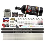 Nitrous Outlet Oxide Systems 00-10496-E85-R-10 10 Cyl 4 Sol Direct Port Sys w/ Dual Rails E85 Low PSI(10Lb Bottle)90° Noz thumbnail 2