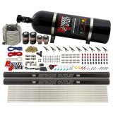 Nitrous Outlet Oxide Systems 00-10496-E85-R-15 10 Cyl 4 Sol Direct Port Sys w/ Dual Rails E85 Low PSI(15Lb Bottle)90° Noz thumbnail 2