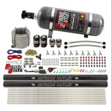 Nitrous Outlet Oxide Systems 00-10496-E85-R-SBT-12 10 Cyl 4 Sol Direct Port Sys w/ Dual Rails E85 Low PSI(12Lb Bottle)SBT Noz thumbnail 2