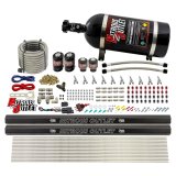 Nitrous Outlet Oxide Systems 00-10497-R-SBT-10 10 Cyl 4 Sol Direct Port Sys w/ Dual Rail Hi PSI(10Lb Bottle)(SBT Noz thumbnail 1