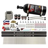 Nitrous Outlet Oxide Systems 00-10497-R-SBT-10 10 Cyl 4 Sol Direct Port Sys w/ Dual Rail Hi PSI(10Lb Bottle)(SBT Noz thumbnail 2