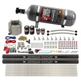Nitrous Outlet Oxide Systems 00-10497-R-SBT-12 10 Cyl 4 Sol Direct Port Sys w/ Dual Rail Hi PSI(12Lb Bottle)(SBT Noz thumbnail 1