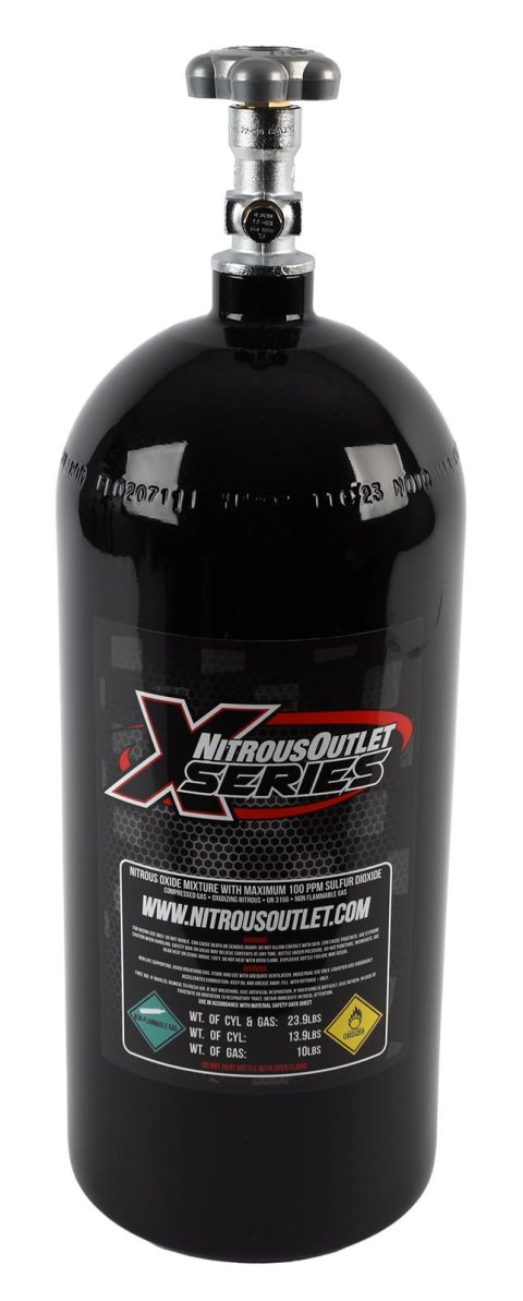 Nitrous Outlet X-Series Oxide Systems 22-80001 Systems, X-Series, Air Intake Tube Delivery, Wet, 200 hp, 10 lb. Bottle, Black, WOT Switch, Fuel Injection, Kit thumbnail 2
