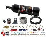 Nitrous Outlet Oxide Systems 00-10481-H-PF-DRY-15 Systems, Dry 8 Cylinder Direct Port System - .122 Solenoids/Nylon Hose/Showerhead Distribution Blocks/Plate Fittings (100-500HP) thumbnail 2