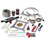 Nitrous Outlet Oxide Systems 00-10600-GEN4-00 Systems, 4150 Stinger 4 System - Braided Hoses/.122 Solenoid/.177 Fuel Solenoid/Universal Solenoid Brackets - (Gas/E85)(5-55 psi thumbnail 1