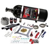 Nitrous Outlet Oxide Systems 00-10600-GEN4-15 Systems, 4150 Stinger 4 System - Braided Hoses/.122 (Gas/E85)(5-55 psi)(50-500 HP)(15lb Bottle) thumbnail 1
