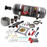 Nitrous Outlet Oxide Systems 00-10602-GEN4-12 Systems, 4150 Stinger 4 Race System - Braided Hoses/ (Gas/E85)(5-55 psi)(50-600 HP)(12lb Bottle) thumbnail 1