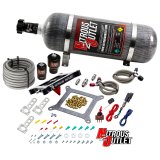 Nitrous Outlet Oxide Systems 00-10602-GEN4-12 Systems, 4150 Stinger 4 Race System - Braided Hoses/ (Gas/E85)(5-55 psi)(50-600 HP)(12lb Bottle) thumbnail 2