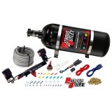 Nitrous Outlet Oxide Systems 00-10606-GEN4-15 Systems, 4150 Stinger 4 Race System - Hard-line/.178 (Gas/E85)(5-55 psi)(50-600 HP)(15lb Bottle) thumbnail 1