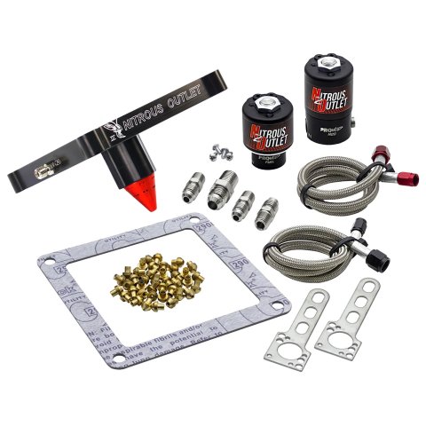 Nitrous Outlet Oxide Systems 00-10650-GEN3-SF Systems, 4500 Stinger 3 Solenoid Forward Conversion Brackets - (Gas/E85)(5-55 psi)(50-500 HP)
