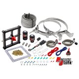 Nitrous Outlet Oxide Systems 00-10650-GEN4-00 Systems, 4500 Stinger 4 System - Braided Hoses/.122 Solenoid/.177 Fuel Solenoid/Universal Solenoid Brackets - (Gas/E85)(5-55 psi thumbnail 1