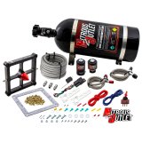 Nitrous Outlet Oxide Systems 00-10650-GEN4-10 Systems, 4500 Stinger 4 System - Braided Hoses/.122 (Gas/E85)(5-55 psi)(50-500 HP)(10lb Bottle) thumbnail 1