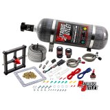 Nitrous Outlet Oxide Systems 00-10650-GEN4-12 Systems, 4500 Stinger 4 System - Braided Hoses/.122 (Gas/E85)(5-55 psi)(50-500 HP)(12lb Bottle) thumbnail 1