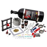 Nitrous Outlet Oxide Systems 00-10652-GEN4-10 Systems, 4500 Stinger 4 Race System - Braided Hoses/ (Gas/E85)(5-55 psi)(50-600 HP)(10lb Bottle) thumbnail 1