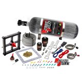 Nitrous Outlet Oxide Systems 00-10652-GEN4-12 Systems, 4500 Stinger 4 Race System - Braided Hoses/ (Gas/E85)(5-55 psi)(50-600 HP)(12lb Bottle) thumbnail 1