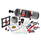 Nitrous Outlet Oxide Systems 00-10652-GEN4-12 Systems, 4500 Stinger 4 Race System - Braided Hoses/ (Gas/E85)(5-55 psi)(50-600 HP)(12lb Bottle) thumbnail 2