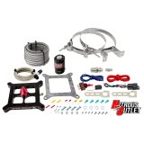 Nitrous Outlet Oxide Systems 00-10670-GEN4-00 Systems, 4150 Stinger 4 Dry System - Braided Hoses/.122 Solenoid/Universal Solenoid Bracket - (50-500 HP)(No Bottle) thumbnail 2