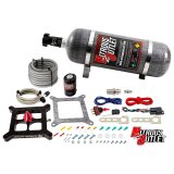 Nitrous Outlet Oxide Systems 00-10670-GEN4-12 Systems, 4150 Stinger 4 Dry System - Braided Hoses/.122 Solenoid/Universal Solenoid Bracket - (50-500 HP)(12lb Bottle) thumbnail 1