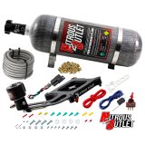 Nitrous Outlet Oxide Systems 00-10674-GEN4-12 Systems, 4150 Stinger 4 Dry Race System - Hard-line/.178 Trashcan Solenoid/Boomerang Solenoid Bracket - (50-600 HP)(10lb Bottle) thumbnail 2