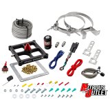 Nitrous Outlet Oxide Systems 00-10677-GEN4-00 Systems, 4500 Stinger 4 Dry System - Braided Hoses/.122 Solenoid/Universal Solenoid Bracket - (50-500 HP)(No Bottle) thumbnail 2