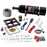Nitrous Outlet Oxide Systems 00-10677-GEN4-15 Systems, 4500 Stinger 4 Dry System - Braided Hoses/.122 Solenoid/Universal Solenoid Bracket - (50-500 HP)(15lb Bottle) thumbnail 2