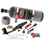 Nitrous Outlet Oxide Systems 00-10680-GEN4-12 Systems, 4500 Stinger 4 Dry System - Hard-line/.122 Solenoid/Boomerang Solenoid Bracket - (50-500 HP)(12lb Bottle) thumbnail 1