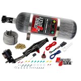 Nitrous Outlet Oxide Systems 00-10681-GEN4-12 Systems, 4500 Stinger 4 Dry Race System - Hard-line/.178 Trashcan Solenoid/Boomerang Solenoid Bracket - (50-600 HP)(10lb Bottle) thumbnail 1