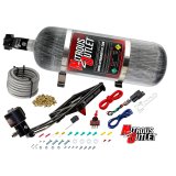 Nitrous Outlet Oxide Systems 00-10681-GEN4-12 Systems, 4500 Stinger 4 Dry Race System - Hard-line/.178 Trashcan Solenoid/Boomerang Solenoid Bracket - (50-600 HP)(10lb Bottle) thumbnail 2