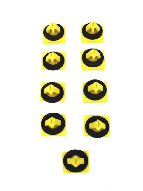 Precision Replacement Parts Weatherstrip Seal Fasteners CFK-1583-05 2005-2009 Chevrolet Equinox, Cowl Fastener Clip Kit, 9 Piece Set thumbnail 1