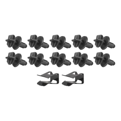 Precision Replacement Parts Weatherstrip Seal Fasteners CFK-2566-20 2020-2021 Ford Explorer, Cowl Fastener Clip Kit, 12 Piece Kit thumbnail 2