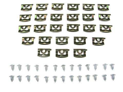 Precision Replacement Parts Windshield Molding Clip Kits PCK-3847-68 1968-1969 Plymouth Barracuda (Fastback), 2 Dr hardtop (fastback) - Kit, Rear Window, 52 Piece Set thumbnail 2