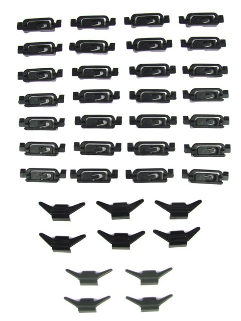 Precision Replacement Parts Windshield Molding Clip Kits PCK-459-83 1983-1987 Honda Prelude (2Dr Coupe), Kit, Windshield, 38 Piece Set thumbnail 2