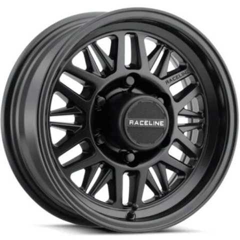 Raceline Wheels 451B Ryno Satin Black Trailer 12x4 Wheel, 451 Ryno, 12 in. x 4 in., 5 x 114.3mm Bolt Pattern, Cast Aluminum, Satin, Black, 0.00mm Offset, 81.03mm Center Bore, Each thumbnail 2