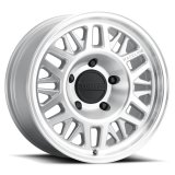 Raceline Wheels 451MC Ryno Machined Trailer 12x4 Wheel, 451 Ryno, 12 in. x 4 in., 5 x 4.50 in. Bolt Pattern, Cast Aluminum, Machined, Natural, 0.00mm Offset, 81.03mm Center Bore, Each thumbnail 1