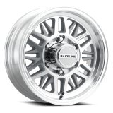Raceline Wheels 451MC Ryno Machined Trailer 13x4.5 Wheel, 451 Ryno, 13 in. x 4.5 in., 5 x 4.50 in. Bolt Pattern, Cast Aluminum, Machined, Natural, 0.00mm Offset, 81.03mm Center Bore, Each thumbnail 4
