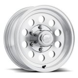Raceline Wheels 881MC Mod Machined Trailer 18x6.75 Wheel, 881 Trailer, 18 in. x 6.75 in., 8 x 6.50 in. Bolt Pattern, Cast Aluminum, Machined, Natural, 0.00mm Offset, 124.46mm Center Bore, Each thumbnail 2