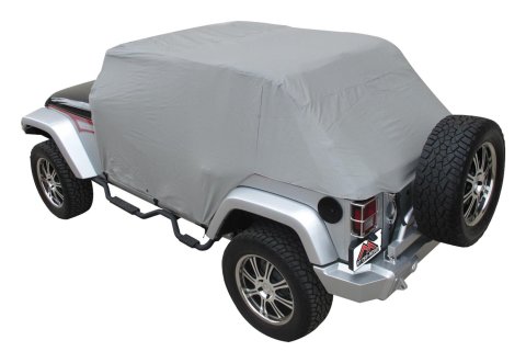 RT Off-Road Cab Covers for 2007-2017 WRANGLER, 2018 WRANGLER JK - CC10809 Cover, Polypropylene, Gray, Jeep, Each