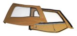 RT Off-Road Door Skins for 1987-1995 WRANGLER - DS10037 Skins, Driver and Passenger Side Upper, Fabric, Spice, Jeep, Pair thumbnail 1