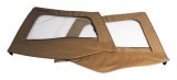 RT Off-Road Door Skins for 1987-1995 WRANGLER - DS10037 Skins, Driver and Passenger Side Upper, Fabric, Spice, Jeep, Pair thumbnail 4