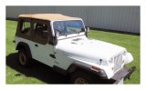 RT Off-Road Replacement Soft Tops for 1987-1995 WRANGLER - RT10037 Top, Replacement, Fabric, Spice, Upper Doors, Clear Windows, Jeep, Each thumbnail 4