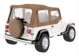 RT Off-Road Replacement Soft Tops for 1987-1995 WRANGLER - RT10037 Top, Replacement, Fabric, Spice, Upper Doors, Clear Windows, Jeep, Each thumbnail 6