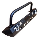 RT Off-Road Heavy-Duty Bumpers for 2020 GLADIATOR, 2018-2021 WRANGLER - RT20044 Bumper, Front, Fabricated, Stinger, Mid-Width, Steel, Winch Mount, Two LED Pods, Black Textured Powdercoated, Jeep, Each thumbnail 3
