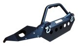 RT Off-Road Heavy-Duty Bumpers for 2020 GLADIATOR, 2018-2021 WRANGLER - RT20046 Bumper, Front, Fabricated, Stinger, Steel, Full Width, Winch Mount, OEM Fog Light Holes, Black Textured Powdercoated, Jeep, Each thumbnail 2