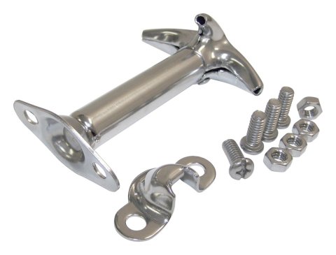 RT Off-Road Hood Catches RT26005 Catch, Stainless Steel, Polished, Jeep, Willys, Each