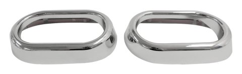 RT Off-Road Interior Door Handle Accents for 2007-2010 WRANGLER - RT27023 Accents, Plastic, Chrome, Jeep, Pair