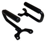 RT Off-Road Interior Grab Handles RT27061 Handle Set, Black Powder Coated Steel Front Handle Set for 1997-2006 Jeep TJ Wrangler thumbnail 4