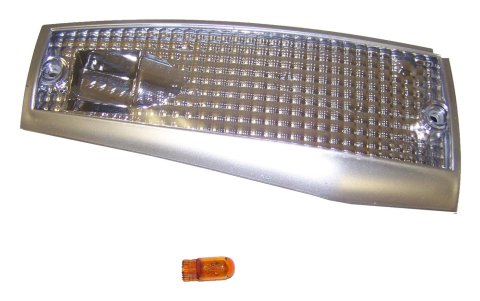 RT Off-Road Side Marker Lenses RT28026 Lens, Rectangular, Chrome, Driver Front, Jeep, Each