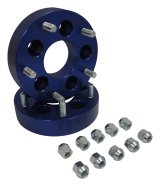 RT Off-Road Wheel Adapters RT32002 Adapters, 1.500 in. Thickness, Aluminum, Blue Anodized, 5 x 4 1/2 in. Hub to 5 x 5 1/2 in. Wheel, Pair thumbnail 1