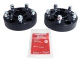 RT Off-Road 1.5 inch Wheel Spacers RT32019 Spacer, in. Thick, Aluminum, Black Anodized, 14mm x 1.50 RH Threads, Jeep, JL, JT, Pair thumbnail 1